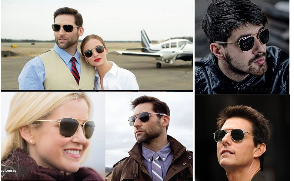 black aviator sunglasses polarized